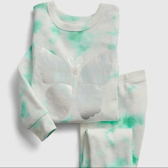 NEW Gap Butterfly Tie Dye Pajamas - Picture 1 of 5